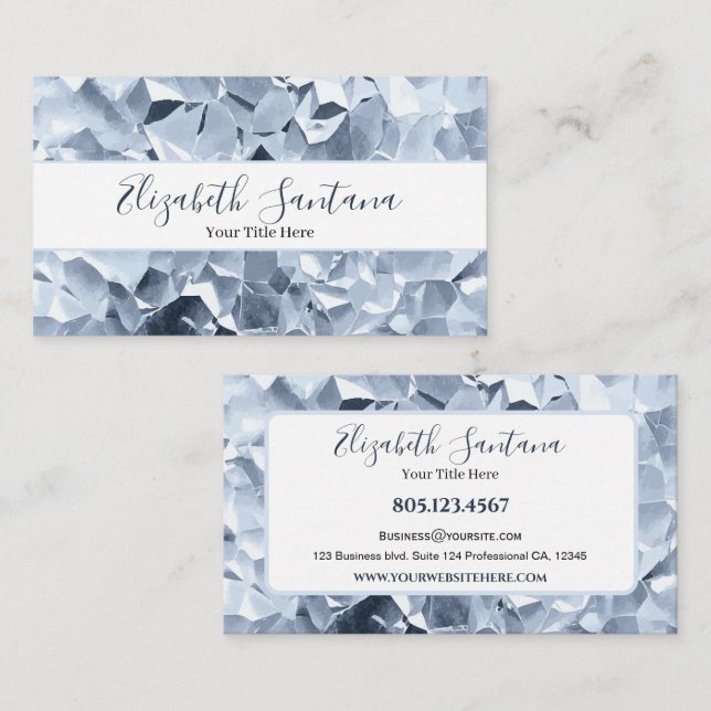 Broken White Crystals Business Card (Front/Back)