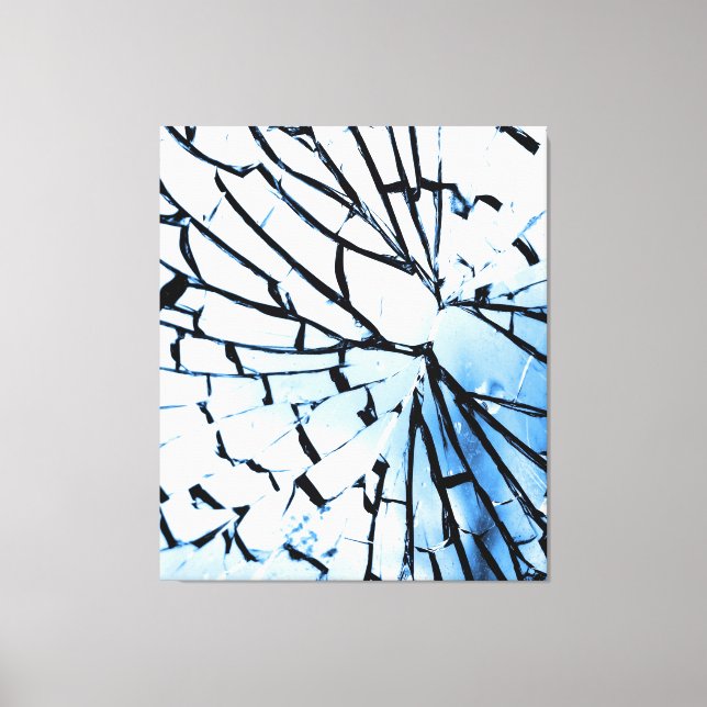 broken window canvas print (Front)