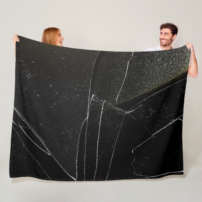 BROKEN WINDOW FLEECE BLANKET (In Situ)