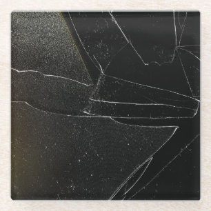 BROKEN WINDOW GLASS COASTER