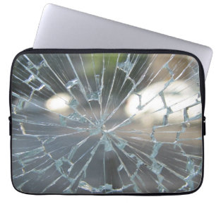 broken window laptop sleeve