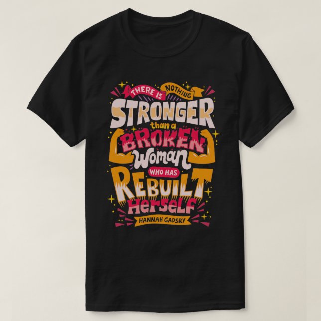 Broken Woman T-Shirt (Design Front)