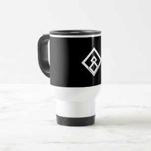 Broken wooded measure travel mug