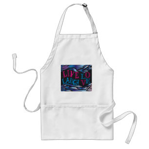 Broken Zebra Chalkboard Standard Apron