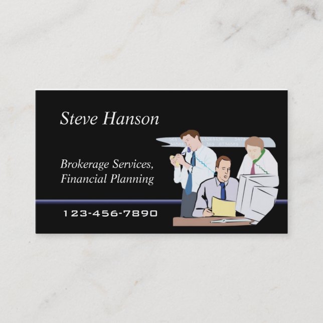 Brokerage Company Business Card (Front)