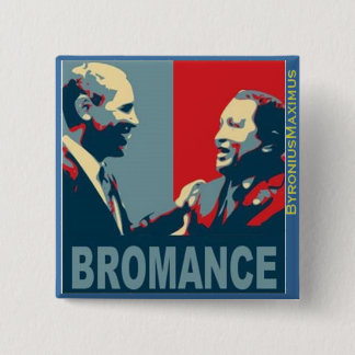 Bromance! 15 Cm Square Badge