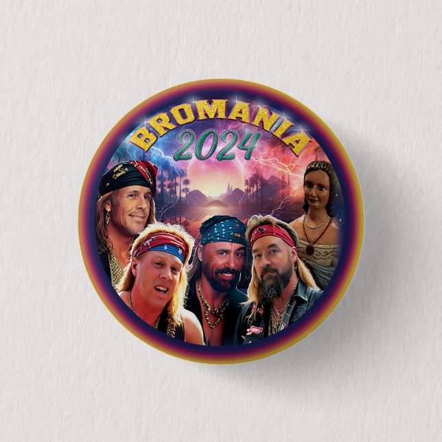 Bromania 2024 3 cm round badge (Front)