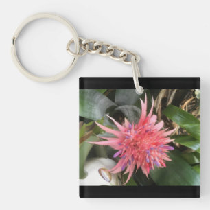 Bromeliad Flower Key Ring