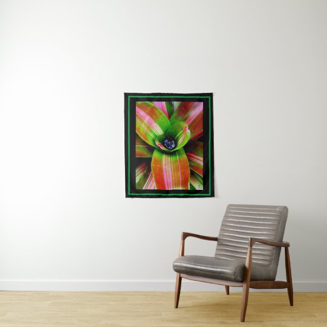 Bromeliad heart Tapestry (In Situ)