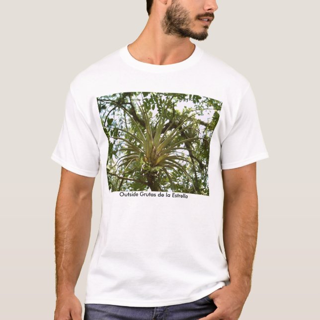 Bromeliad Outside Grutas de la Estrella T-Shirt (Front)