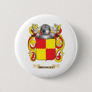 Bromley Coat of Arms (Family Crest) 6 Cm Round Badge