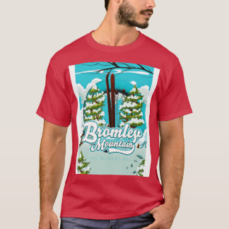 Bromley mountain peru vermont us ski landscape T-Shirt