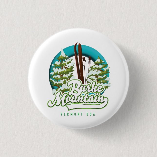 Bromley Mountain Peru Vermont US Ski logo Button (Front)