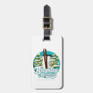 Bromley Mountain Peru Vermont US Ski logo Luggage Tag