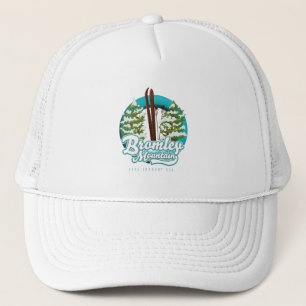 Bromley Mountain Peru Vermont US Ski logo Trucker Hat