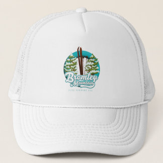 Bromley Mountain Peru Vermont US Ski logo Trucker Hat