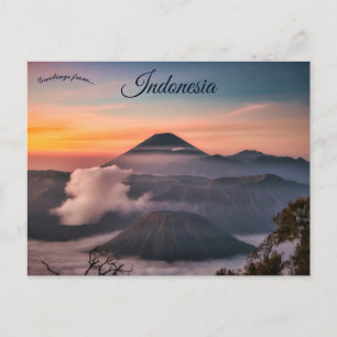 Bromo Tengger Semeru National Park Indonesia Postcard