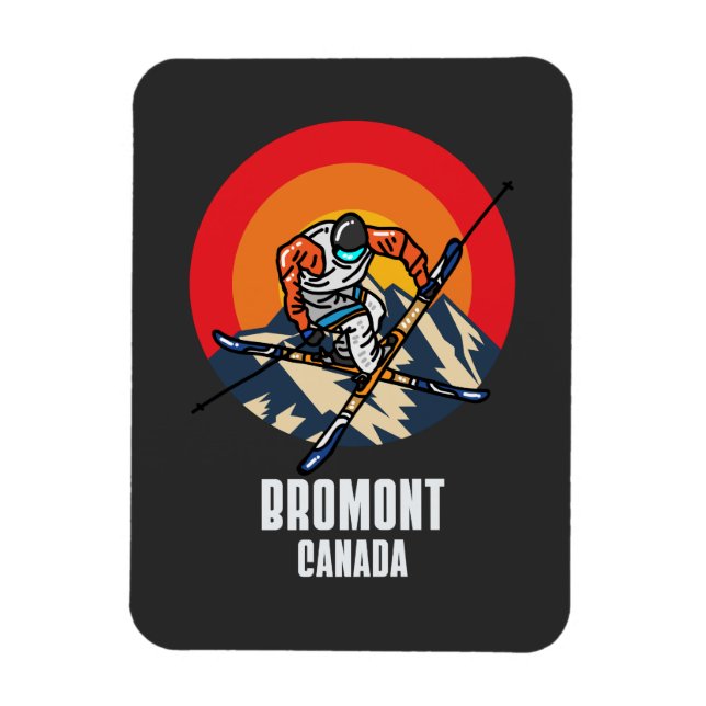 Bromont Ski Resort Quebec Canada Magnet (Vertical)