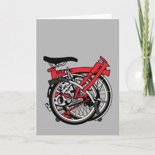 Brompton Bicycle Folded Card