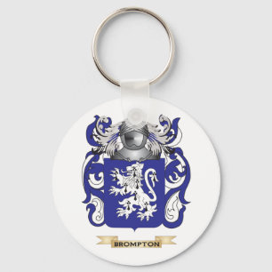 Brompton Coat of Arms (Family Crest) Key Ring