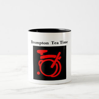 Brompton Colours with red Logo Two-Tone Coffee Mug