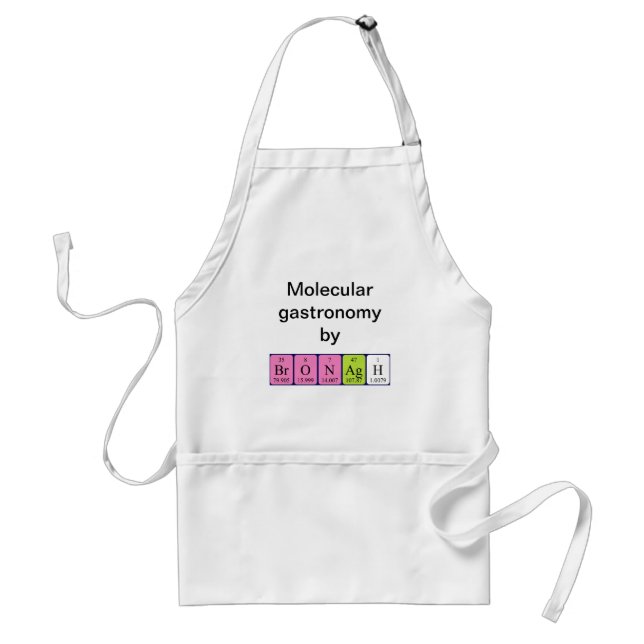 Bronagh periodic table name apron (Front)