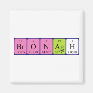 Bronagh periodic table name magnet