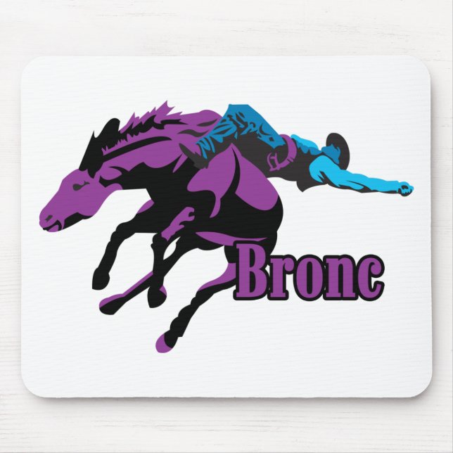 Bronc Mouse Mat (Front)