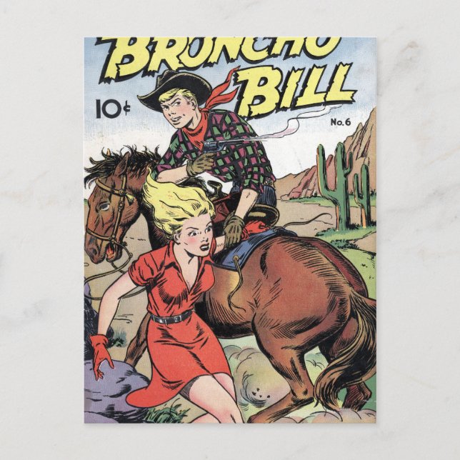 Broncho Bill Postcard (Front)