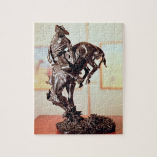 Bronco-Buster (bronze) Jigsaw Puzzle