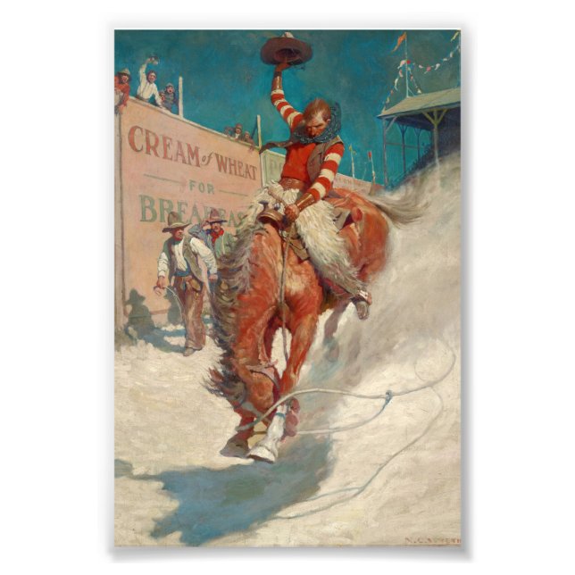 Bronco Buster by Newell Convers Wyeth Photo Print (Front)