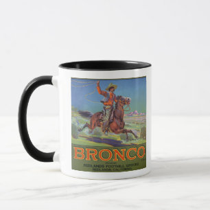 'Bronco Oranges', c.1900 (colour litho) Mug