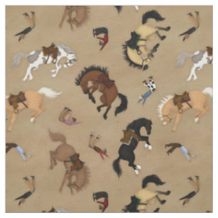 Broncs and Cowboys Fabric