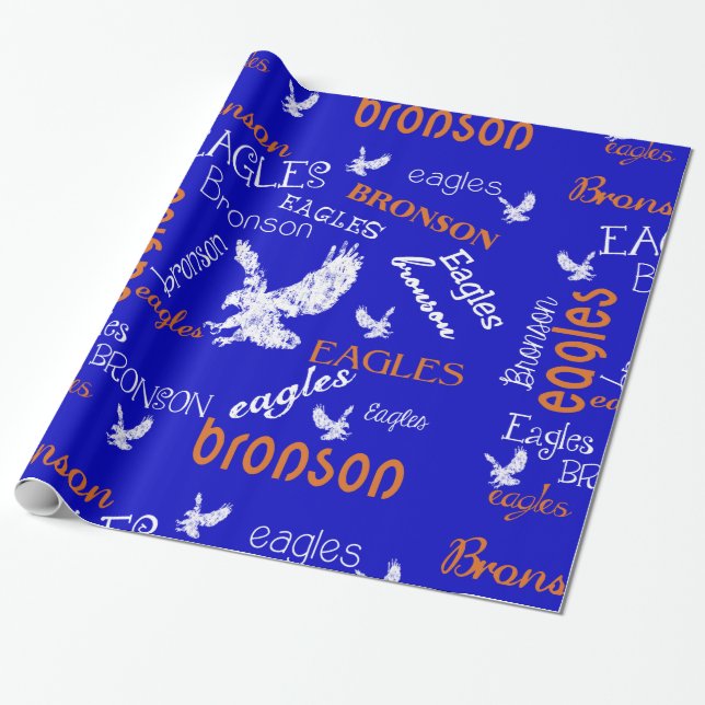 Bronson Eagles Wrapping Paper (Unrolled)
