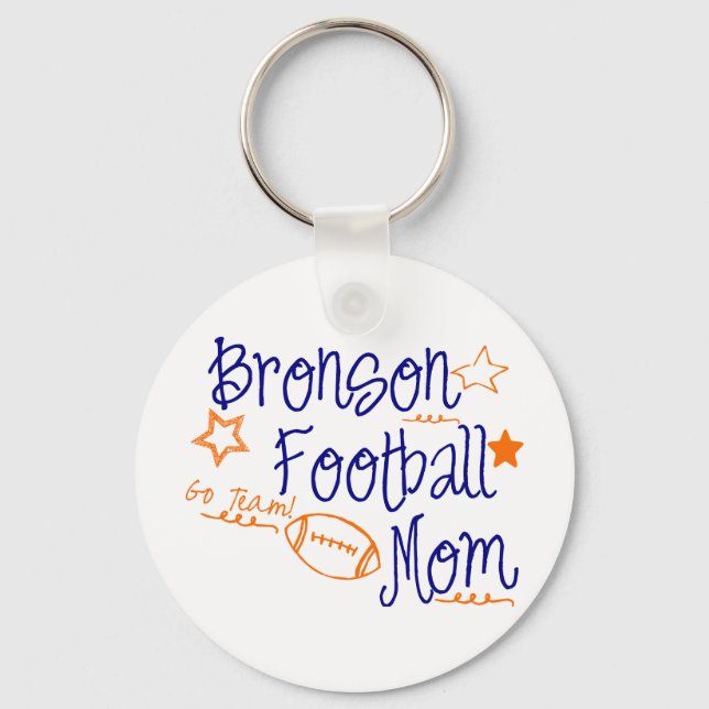 Bronson Football Mum Key Ring (Front)