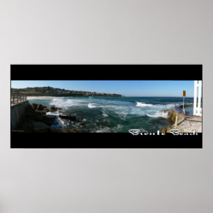 Bronte Beach, Sydney Panorama Poster - Customised