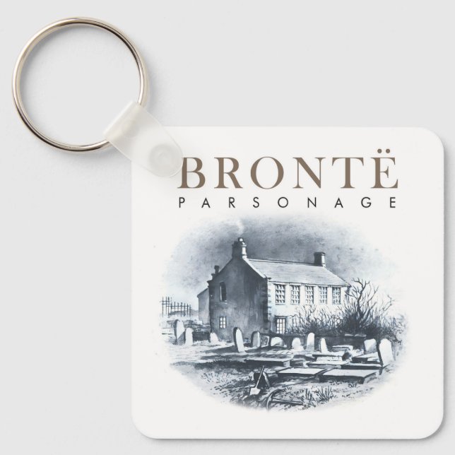 Bronte Parsonage Home of the Brontes Key Ring (Front)