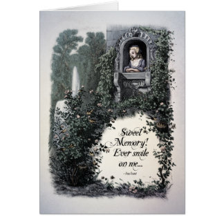 Brontë "Sweet Memory" Victorian Art Card