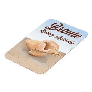 Bronte, Sydney, Australia vintage style travel Magnet