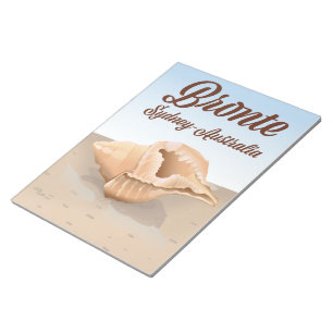 Bronte, Sydney, Australia vintage style travel Notepad