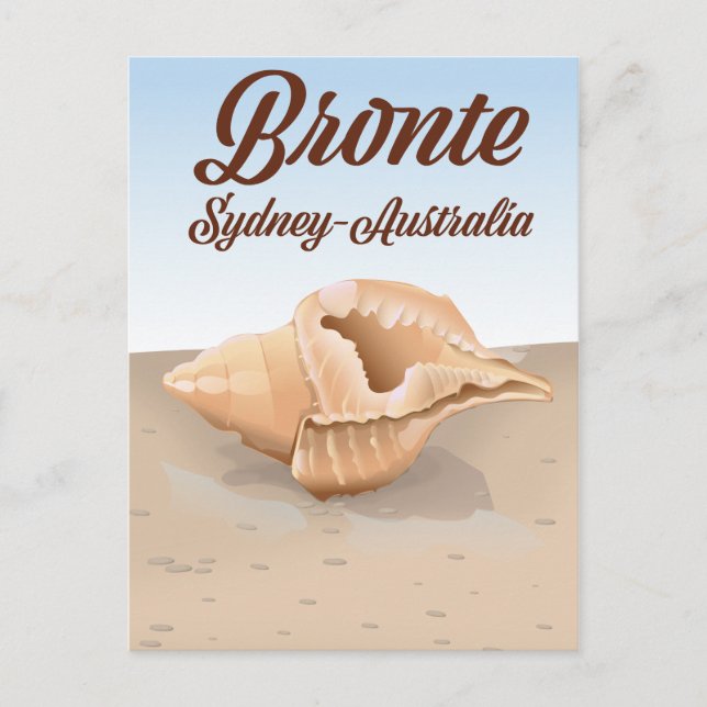 Bronte, Sydney, Australia vintage style travel Postcard (Front)