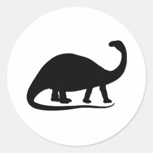 Brontosaurus Classic Round Sticker