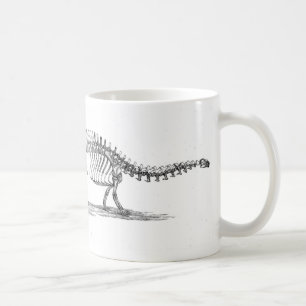 Brontosaurus Dinosaur Antique Print Coffee Mug