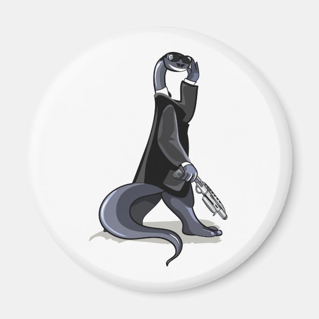 Brontosaurus Dressed As A Movie Character. Magnet (Front)