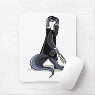 Brontosaurus Dressed As A Movie Character. Mouse Mat