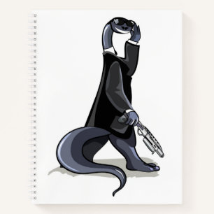 Brontosaurus Dressed As A Movie Character. Notebook