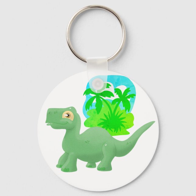 Brontosaurus Keychain (Front)
