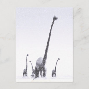 Brontosaurus  Migration Postcard