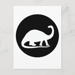 brontosaurus postcard