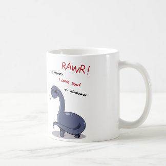 brontosaurus rawr means I love you:) Coffee Mug